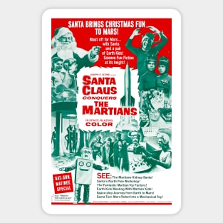 Santa Claus Conquers The Martians Sticker